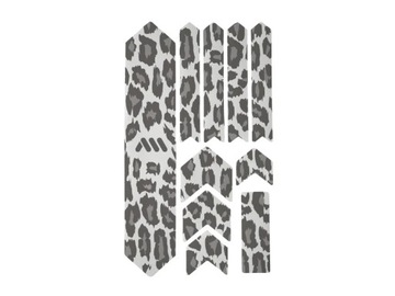 Naklejki na rower Ochrona Ramy Rowerowej MTB AMS - Clear Cheetah