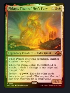 Phlage, Titan of Fire's Fury FOIL Modern Horizons 3: Promos B01