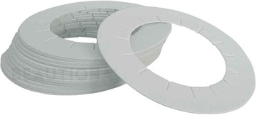 БУМАЖНЫЕ КРЫШКИ ДЛЯ БАНОК, ВОСКОВЫЕ КОЛЬЦА, 20 ШТ.