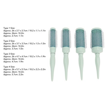 Набор круглых щеток Снижает статическое электричество.