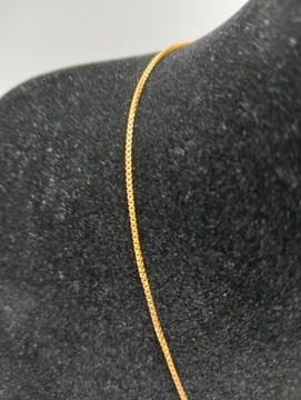 Złoty łańcuszek z zawieszką PR. 585 W. 4,56g Dł. 48cm