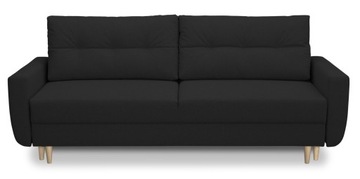 Kanapa sofa z funkcją spania rozkładana PERUGIA w stylu skandynawskim