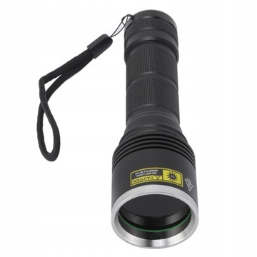 15W 365nm UV LED Latarka Czarny filtr Optyczny