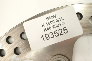 Тормозные диски BMW K 1600 GT GTL K48 (2022-) передние 4,9 мм 320 мм L+P Komple