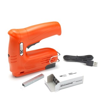 ZSZYWACZ TAPICERSKI ZSZYWACZ AKUMULATOROWY TAKER GWOŹDZIARKA + 200 ZSZYWEK