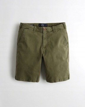 HOLLISTER by Abercrombie Szorty Spodenki Olive 31