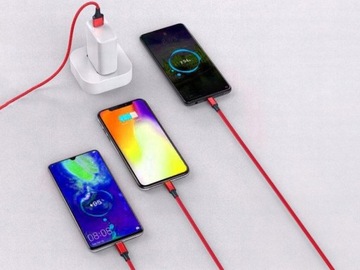 USB-КАБЕЛЬ ДЛЯ ЗАРЯДКИ 3 В 1 USB TYPE C И TYPE C И MICRO USB iPHONE LIGHTNING