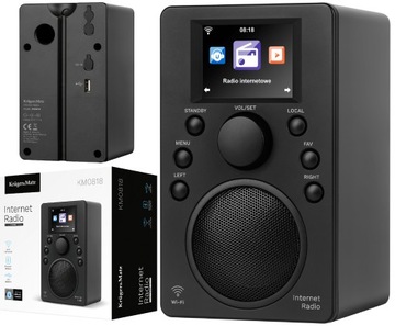 КУХОННОЕ РАДИО ИНТЕРНЕТ KRUGER&MATZ WI-FI BT LCD ПРОГНОЗ ПОГОДЫ БУДИЛЬНИК