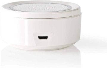 Звуковая сигнализация Nedis WIFISI10CWT, световая сигнализация, подключение Wi-Fi