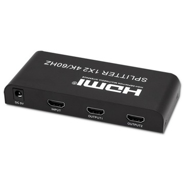 Активный разветвитель 2xHDMI 4Kx2K 6 Гбит/с, 60 Гц, высокая стабильность