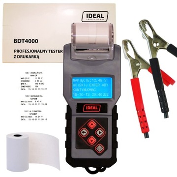tester diagnostyczny Ideal tester akumulatora BDT4000 tester 12v