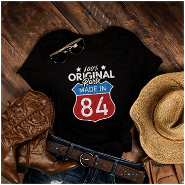 Tshirt ROUTE 66 PREZENT NA 40 Urodziny L