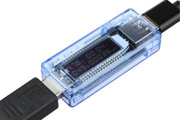 USB-ТЕСТЕР НАПРЯЖЕНИЕ ТОК ИЗМЕРИТЕЛЬ ЕМКОСТИ АККУМУЛЯТОРА ВОЛЬТМЕТР АМПЕРМЕТР