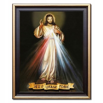 obraz JEZU UFAM TOBIE JEZUS MIŁOSIERNY na prezent