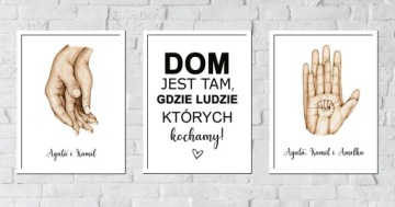 50x40 НАБОР РАМКИ КАРТИН РАМКА ПЛАКАТА РУКИ СЕМЬЯ ЛЮБОВЬ ЛЮБОВЬ РЕБЕНКА