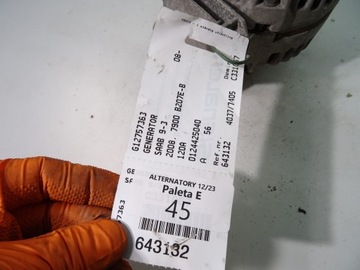 SAAB 9-3 9-5 ALTERNÁTOR 0124425040 12757363