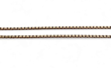 Złoty Choker Kostka pr 585 w. 4,9g 40 cm