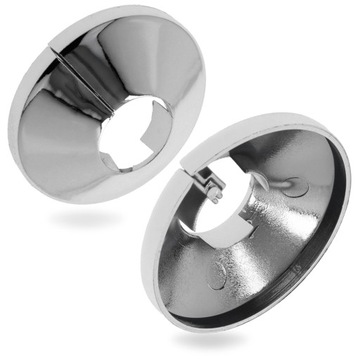 МАСКИРОВОЧНАЯ РОЗЕТКА для труб 18 мм ХРОМ Разъемная крышка радиатора