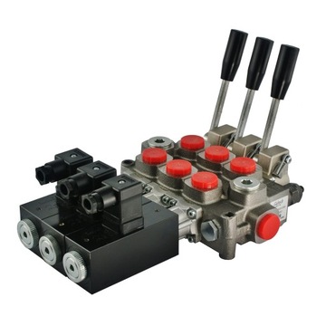 ROZDZIELACZ GALTECH Q45 60L 3 SEK 12V + DŹWIGNIE