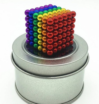 Kolorowe Kulki Magnetyczne 5mm 6-kolorów NEOCUBE