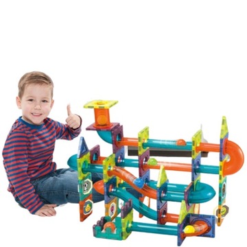 МАГНИТНЫЕ КОНСТРУКЦИОННЫЕ БЛОКИ СВЕТЯЩАЯСЯ ДОРОЖКА 105е