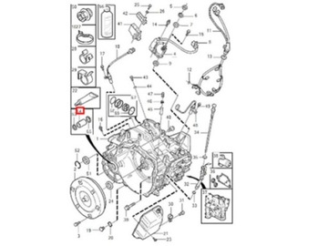 Втулка для угловой коробки AW55-50SN AW55-51SN