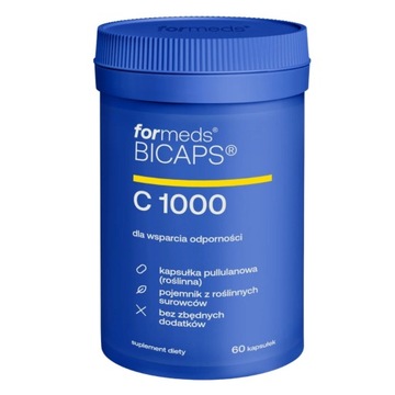 BICAPS WITAMINA C 1000 MG 60 KAPS KWAS ASKORBINOWY