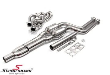 BMW E46 Schmiedmann протаранил выпускные коллекторы M54