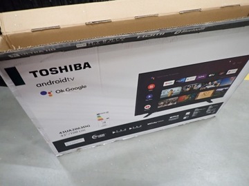 Телевизор TOSHIBA 43UA2063DG UHD AndroidTV — поврежден