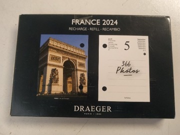 КАЛЕНДАРЬ DRAEGER 2024 КАРТОЧКИ 365 ФОТОГРАФИЙ ФРАНЦИИ