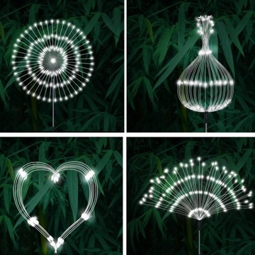 4X СОЛНЕЧНАЯ ЛАМПА ДЛЯ УКРАШЕНИЯ САДА ОДУВШИНКИ 120 LED
