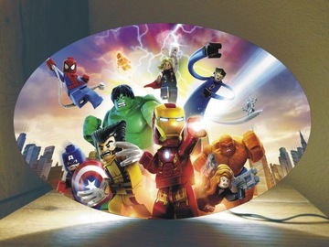 Lampka nocna AVENGERS pilot op