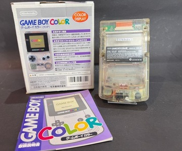Konsola Nintendo Game Boy Color Clean + Pudełko