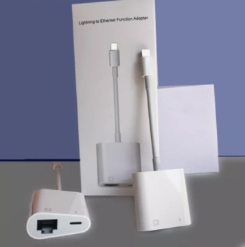 Адаптер Адаптер Lightning Ethernet-кабель Rj45 LAN iPhone iPad
