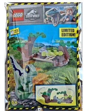 LEGO JURASSIC WORLD KRYJÓWKA RAPTORA nr. 122217