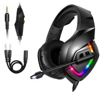 SŁUCHAWKI GAMINGOWE HEADSET GRACZA PC PS4 PS5 XBOX