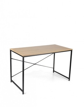 Proste biurko Modern KJS01 Loft Industrialne Metal Drewno