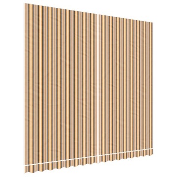 TKANINA MATERIAŁ DO MARKIZY OGRODOWEJ ZADASZENIE WIELOKOLOROWA 4x3.5 m
