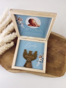 СПАСИБО подарок ПОДАРОК ​​КРЕСТНЫМ РОДИТЕЛЯМ фото ЗОЛОТОЙ МАГНИТ на крещение