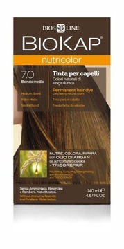 BioKap Farba Pielęgnacyjna Nutricolor 7.0 Średni Blond