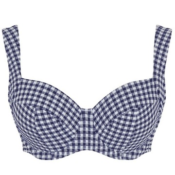 Panache Swim GINGHAM navy bikini Olivia 70J 32J