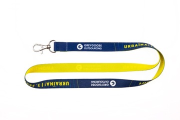 Ленточка рекламная с принтом 15 мм, 2 стороны, 100 шт.