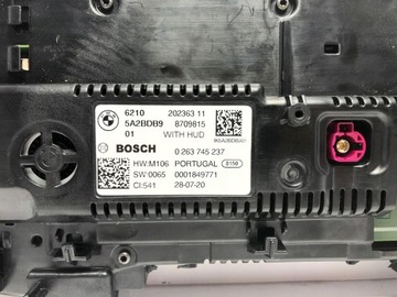 BMW G05 G06 G20 G21 PŘÍSTROJOVÁ DESKA BUDÍKY FULL LED NOVÝ