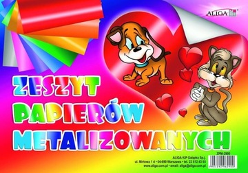 ZESZYT PAPIERÓW METALIZOWANYCH C5