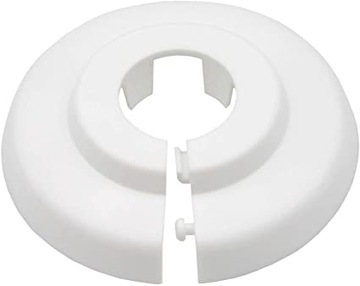 ROZETA DO RUR GRZEWCZYCH 10 SZTUK 22MM BIAŁY