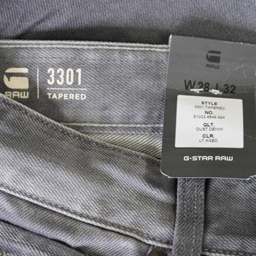 Spodnie męskie_jeans_G-STAR RAW 3301_W28L32