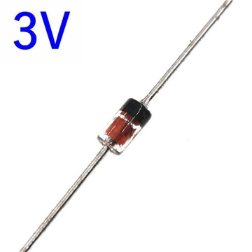 Dioda Zenera 3V 3V 1W 1N4727A 5szt