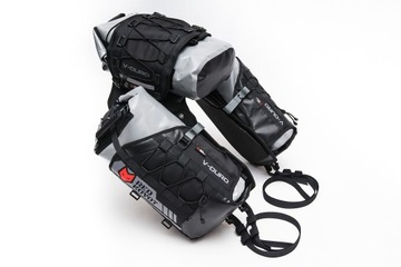 MOTOCYKLOWE SAKWY ENDURO RED KOYOT V-DURO 60L (3X 20L) WYPRAWOWE OFF-ROAD
