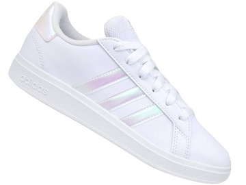 ADIDAS GRAND COURT 2.0 GY2326 BUTY TRAMPKI TENISÓWKI BIAŁE HOLOGRAM