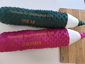 Ołówek poduszka kredka pasowanie ucznia